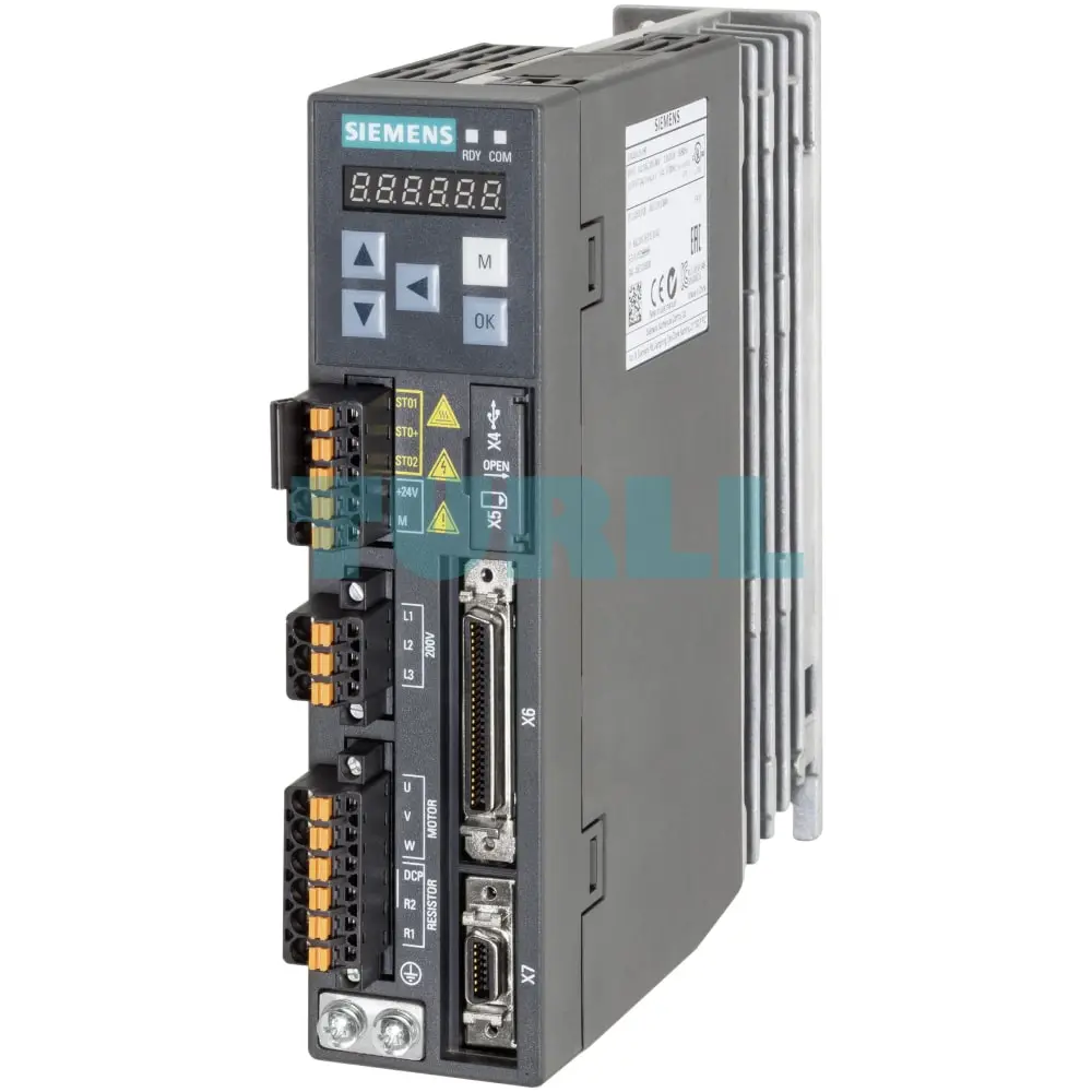 6SL3210-5FB10-1UF2 Siemens SINAMICS V90 Servo Drive Original Brand New 2 6SL3210-5FB10-1UF2 Siemens SINAMICS V90 Servo Drive