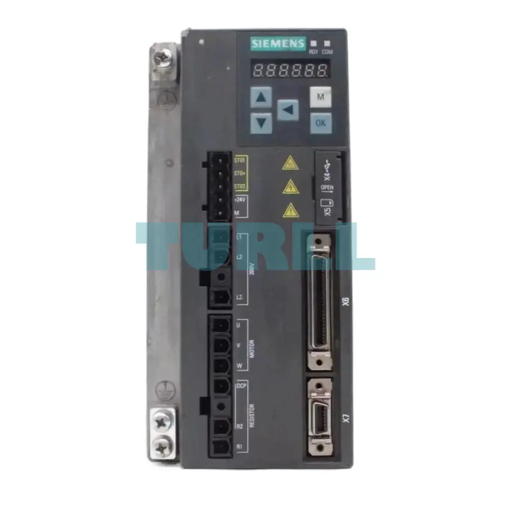 Siemens 6SL3210-5FB10-8UA0 SINAMICS V90 Servo Drive 0.75kW, 200-240V Original Brand New 1 Siemens 6SL3210-5FB10-8UA0 SINAMICS V90 Servo Drive 0.75kW, 200-240V