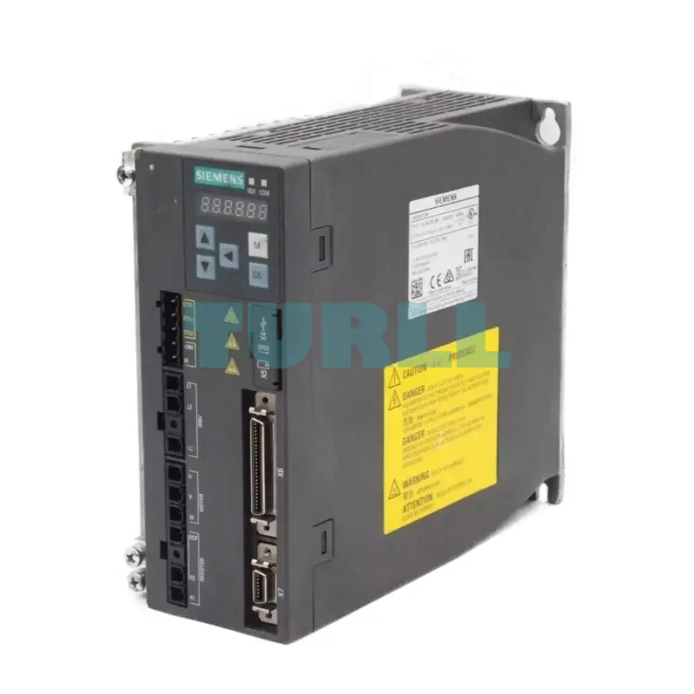 Siemens 6SL3210-5FB10-8UA0 SINAMICS V90 Servo Drive 0.75kW, 200-240V Original Brand New 2 Siemens 6SL3210-5FB10-8UA0 SINAMICS V90 Servo Drive 0.75kW, 200-240V
