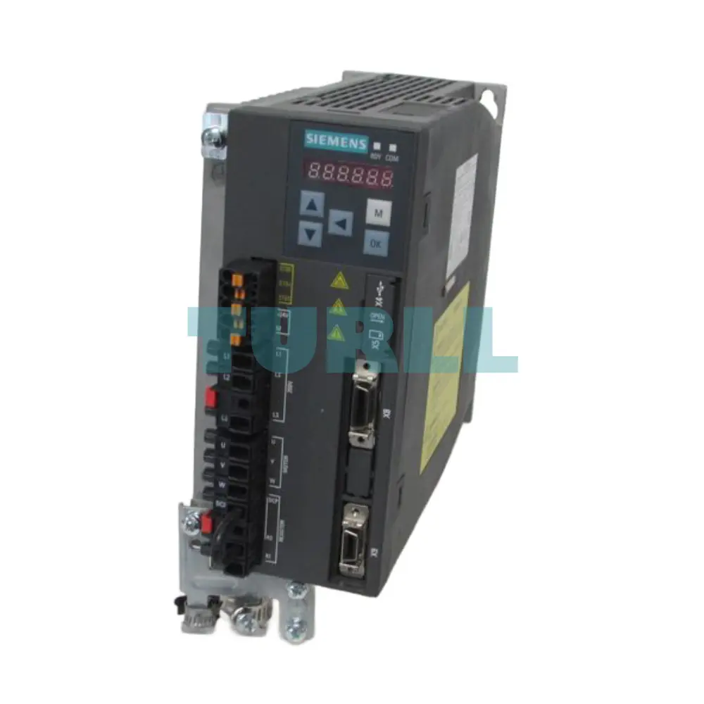 Siemens 6SL3210-5FB10-8UF0 SINAMICS V90 Servo Drive 0.75 kW, PROFINET, 200-240V Original Brand New 3 Siemens 6SL3210-5FB10-8UF0 SINAMICS V90 Servo Drive 0.75 kW, PROFINET, 200-240V