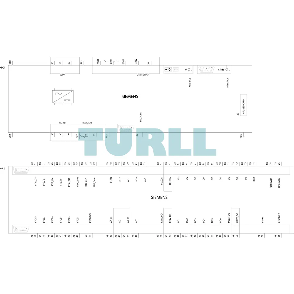 Siemens 6SL3210-5FB11-0UA1 SINAMICS V90 Servo Drive 1.0 kW, 200-240V 3-Phase Original Brand New 4 Siemens 6SL3210-5FB11-0UA1 SINAMICS V90 Servo Drive 1.0 kW, 200-240V 3-Phase