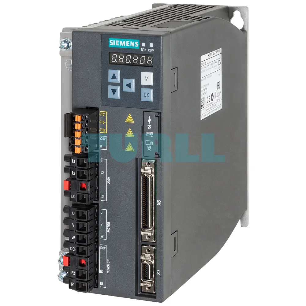 Siemens 6SL3210-5FB11-5UA0 SINAMICS V90 Servo Drive 1.5 kW, 200-240V 3-Phase Original Brand New 1 Siemens 6SL3210-5FB11-5UA0 SINAMICS V90 Servo Drive 1.5 kW, 200-240V 3-Phase