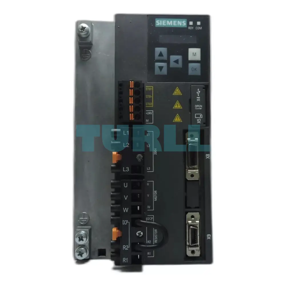Siemens 6SL3210-5FB11-5UF0 SINAMICS V90 Servo Drive, 1.5 kW, PROFINET, 3-Phase 200-240V Original Brand New 1 Siemens 6SL3210-5FB11-5UF0 SINAMICS V90 Servo Drive, 1.5 kW, PROFINET, 3-Phase 200-240V
