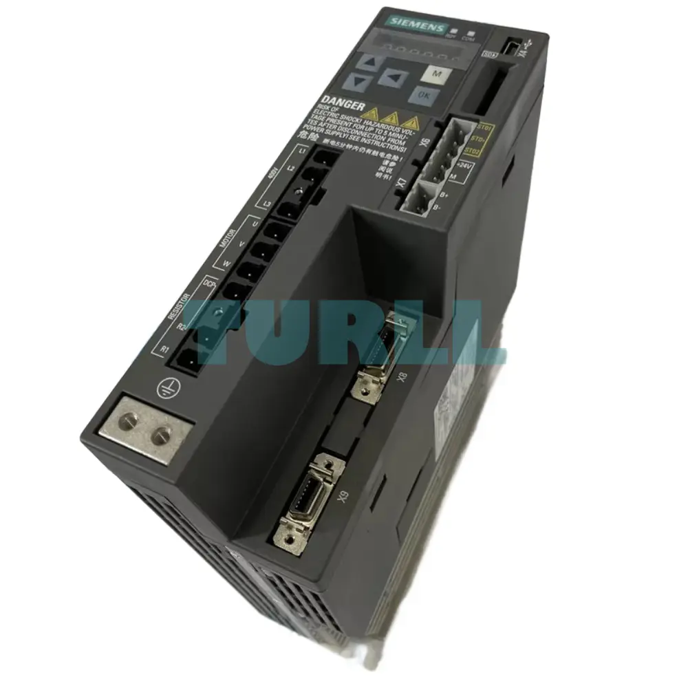 Siemens 6SL3210-5FE10-4UF0 SINAMICS V90 Servo Drive 0.4kW, PROFINET, 380-480V Original Brand New 2 Siemens 6SL3210-5FE10-4UF0 SINAMICS V90 Servo Drive 0.4kW, PROFINET, 380-480V