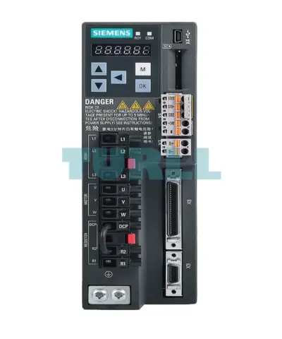 Siemens 6SL3210-5FE10-8UA0 SINAMICS V90 Servo Drive, 0.75 kW, 380-480V