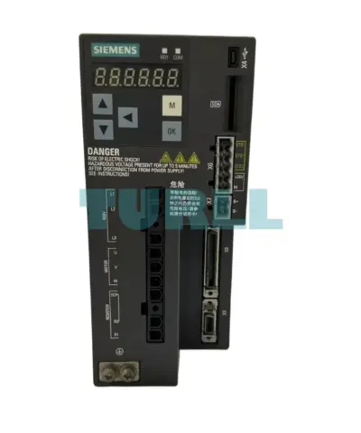 Siemens 6SL3210-5FE11-0UA0 SINAMICS V90 Servo Drive, 380-480V, 1.0kW