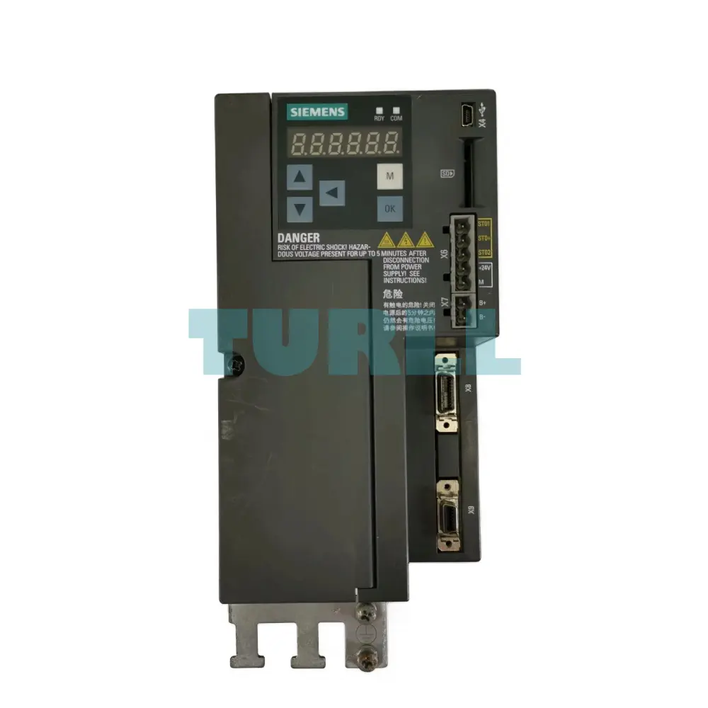 Siemens 6SL3210-5FE11-5UF0 SINAMICS V90 Servo Drive 1.5kW/1.75kW, PROFINET, 3-Phase 400V Original Brand New 1 Siemens 6SL3210-5FE11-5UF0 SINAMICS V90 Servo Drive 1.5kW/1.75kW, PROFINET, 3-Phase 400V