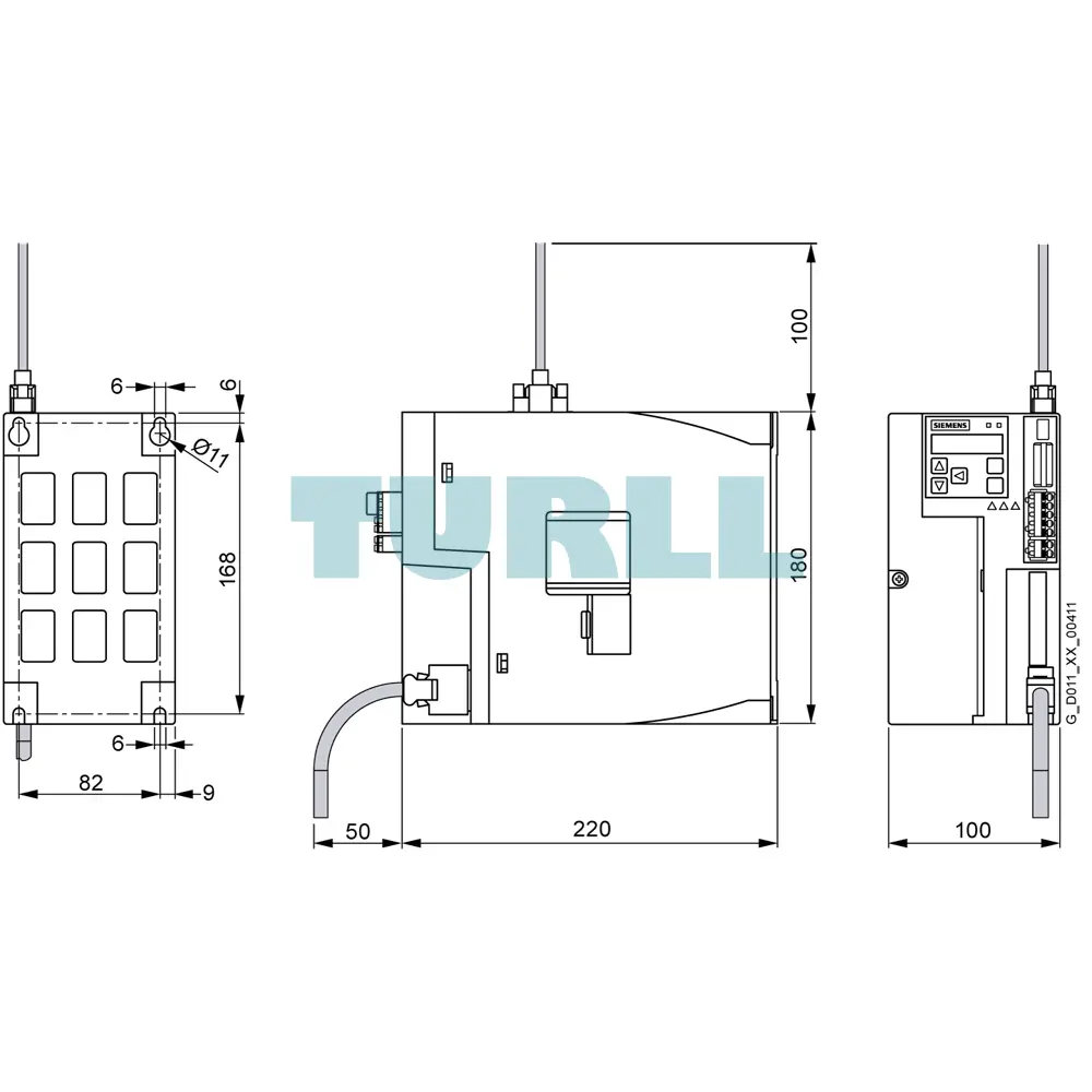 Siemens 6SL3210-5FE12-0UA0 SINAMICS V90 Servo Drive 2.0/2.5 kW, 380-480V Original Brand New 4 Siemens 6SL3210-5FE12-0UA0 SINAMICS V90 Servo Drive 2.0/2.5 kW, 380-480V