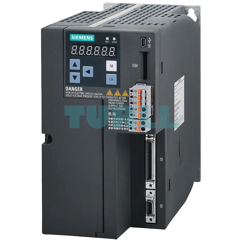 Siemens 6SL3210-5FE12-0UA0 SINAMICS V90 Servo Drive 2.0/2.5 kW, 380-480V Original Brand New 1 Siemens 6SL3210-5FE12-0UA0 SINAMICS V90 Servo Drive 2.0/2.5 kW, 380-480V