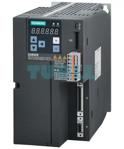 Siemens 6SL3210-5FE12-0UA0 SINAMICS V90 Servo Drive 2.0/2.5 kW, 380-480V