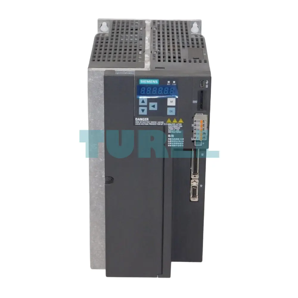 Siemens 6SL3210-5FE13-5UA0 SINAMICS V90 Servo Drive, 3-Phase 380-480V, 3.5kW, IP20 Original Brand New 1 Siemens 6SL3210-5FE13-5UA0 SINAMICS V90 Servo Drive, 3-Phase 380-480V, 3.5kW, IP20