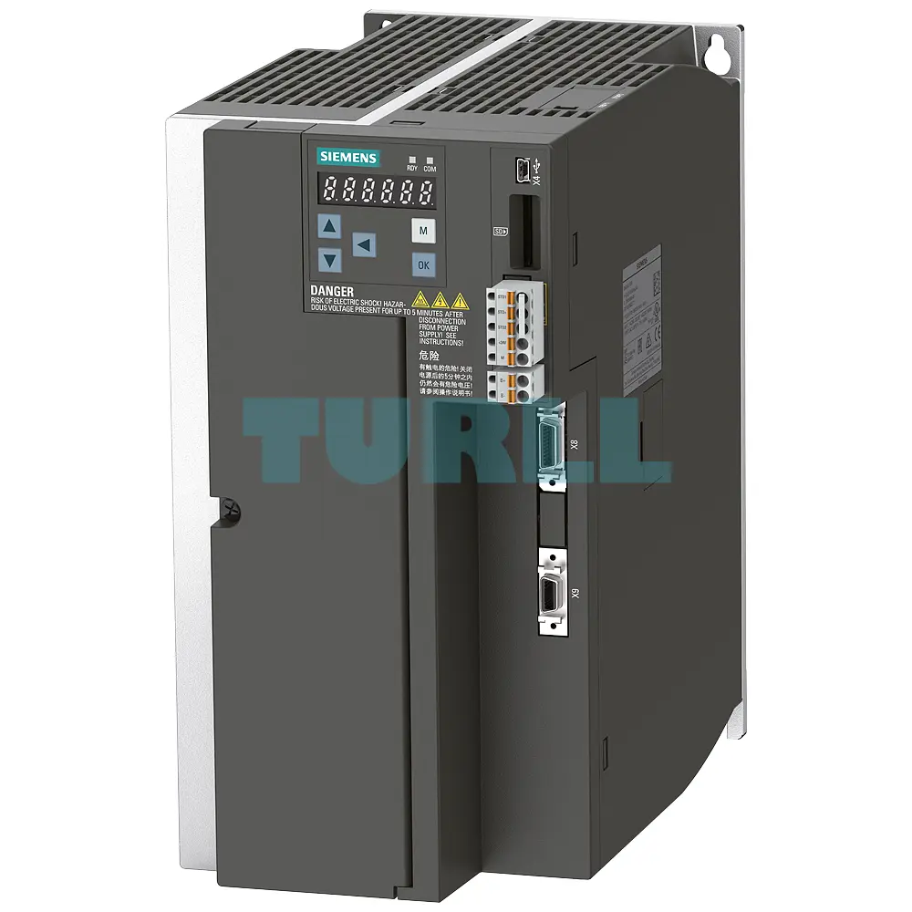 Siemens 6SL3210-5FE15-0UF0 SINAMICS V90 Servo Drive 5.0kW PROFINET Original Brand New 1 Siemens 6SL3210-5FE15-0UF0 SINAMICS V90 Servo Drive 5.0kW PROFINET