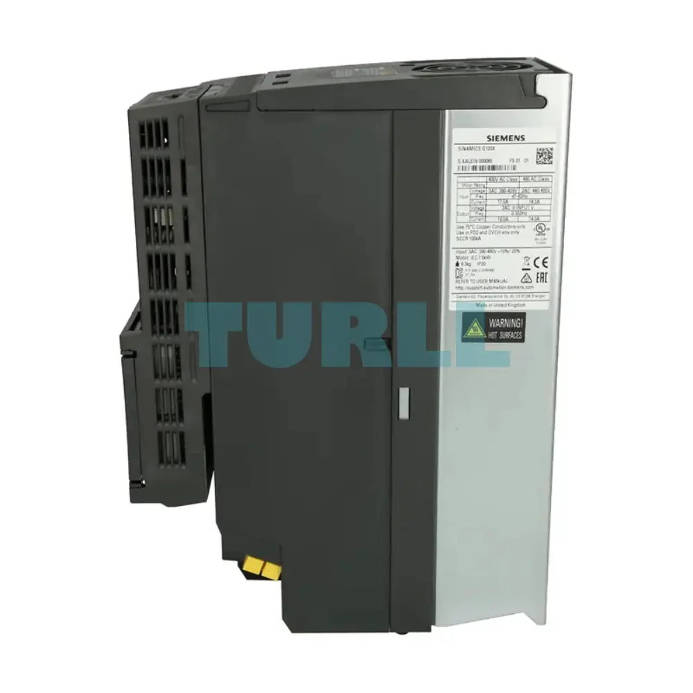 Siemens 6SL3220-3YE20-0AF0 SINAMICS G120X, Variable Frequency Drive, 4 kW, PROFINET, Ethernet/IP Original Brand New 3 Siemens 6SL3220-3YE20-0AF0 SINAMICS G120X, Variable Frequency Drive, 4 kW, PROFINET, Ethernet/IP