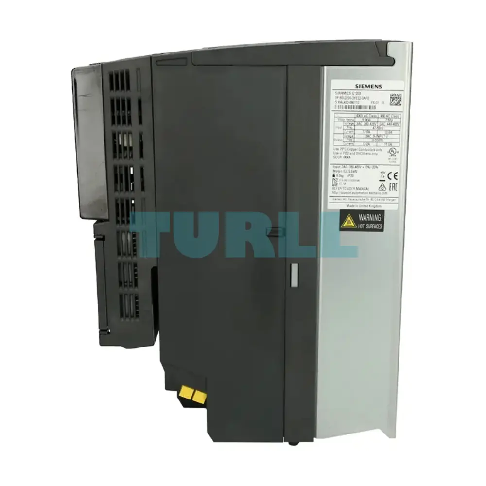 Siemens 6SL3220-3YE22-0AF0 SINAMICS G120X, Variable Frequency Drive, 5.5 kW, PROFINET Original Brand New 3 Siemens 6SL3220-3YE22-0AF0 SINAMICS G120X, Variable Frequency Drive, 5.5 kW, PROFINET