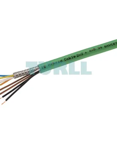 6XV1870-2J SIEMENS Industrial Ethernet Hybrid Cable 2x2+4x 0.34 4x CU CAT5 sold by the meter Original Brand New