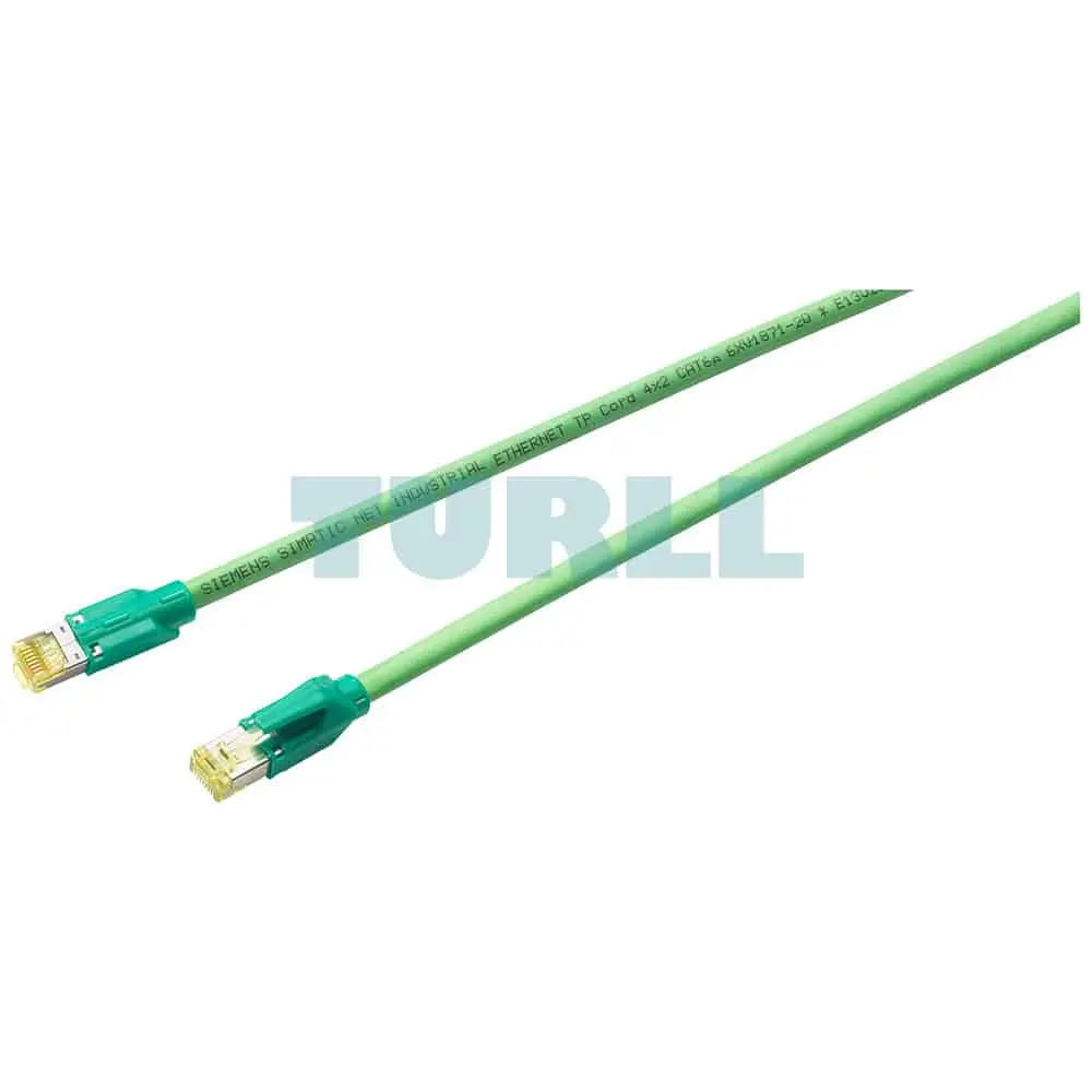 6XV1870-3RH10 SIEMENS Industrial Ethernet TP XP Cord RJ45/RJ45 CAT 6A with 2 RJ45 plugs 1m Original Brand New 1 6XV1870-3RH10 SIEMENS Industrial Ethernet TP XP Cord RJ45/RJ45 CAT 6A with 2 RJ45 plugs 1m Original Brand New
