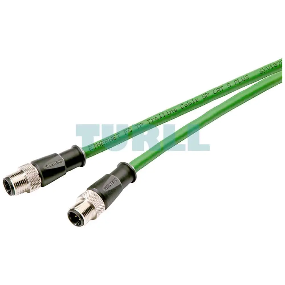 6XV1870-8AE50 SIEMENS Industrial Ethernet connecting Cable M12-180/M12-180 IE FC Trailing cable GP 2 M12 plugs 0.5m Original Brand New 1 6XV1870-8AE50 SIEMENS Industrial Ethernet connecting Cable M12-180/M12-180 IE FC Trailing cable GP 2 M12 plugs 0.5m Original Brand New