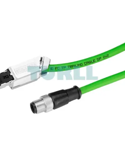 6XV1871-5TN15 SIEMENS IE connecting cable M12-180/IE FC RJ45 Plug-145 with M12 connector (D-coded) and IE FC RJ45 plug 15m Original Brand New