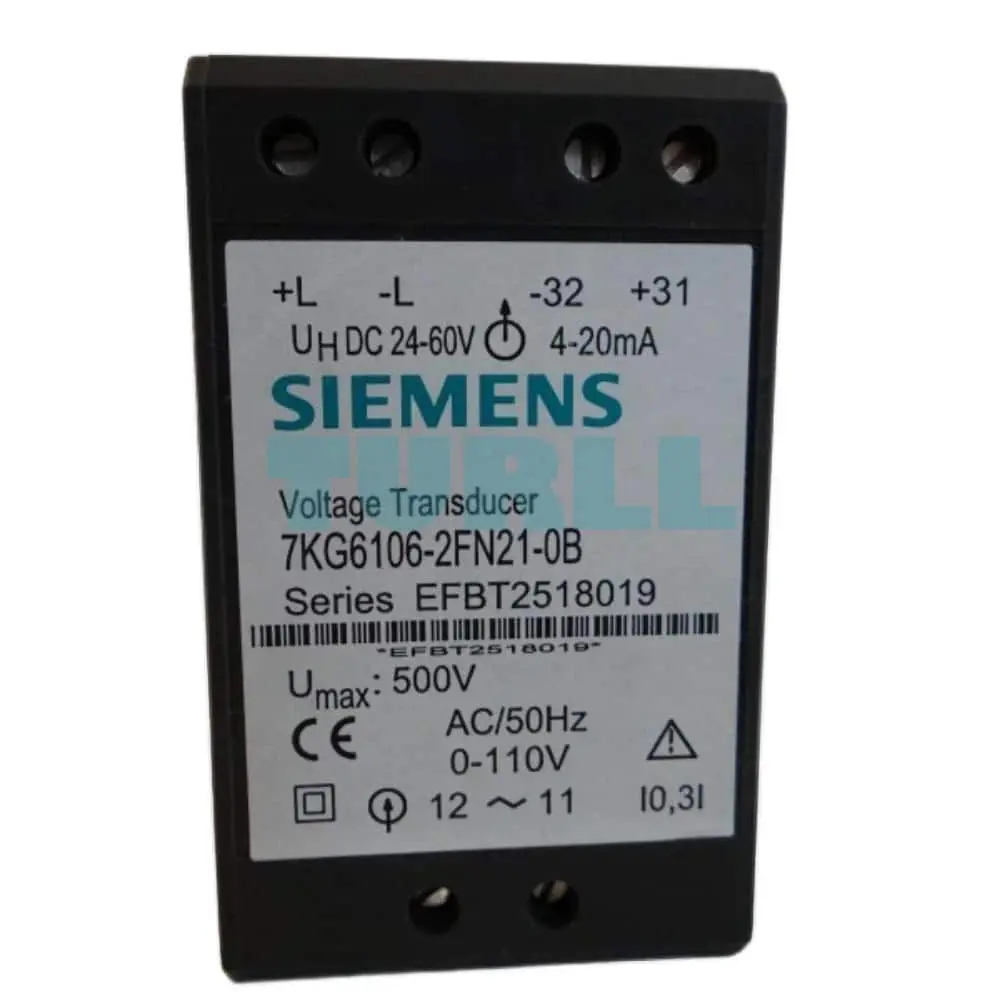 7KG6106-2FN21-0B Siemens Simeas Transmitter (G) MUU Original Brand New 1 7KG6106-2FN21-0B Siemens Simeas Transmitter (G) MUU