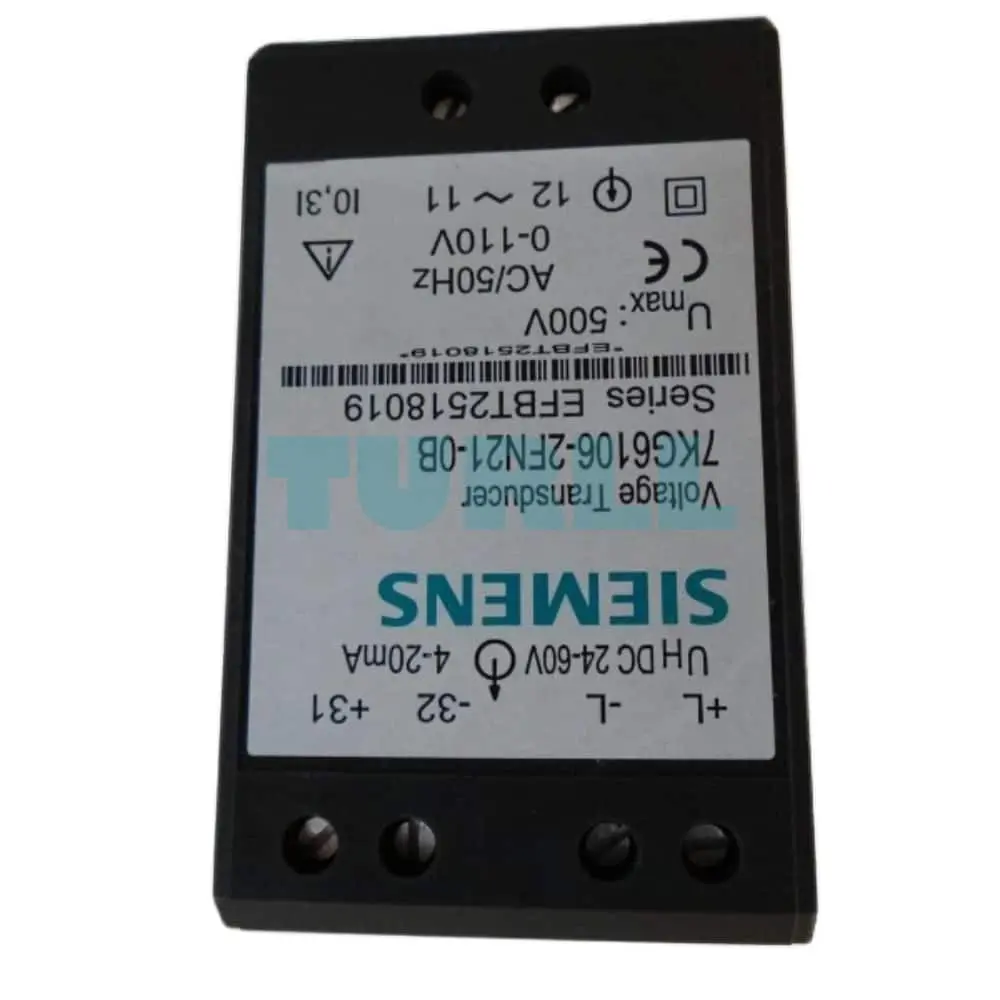 7KG6106-2FN21-0B Siemens Simeas Transmitter (G) MUU Original Brand New 3 7KG6106-2FN21-0B Siemens Simeas Transmitter (G) MUU