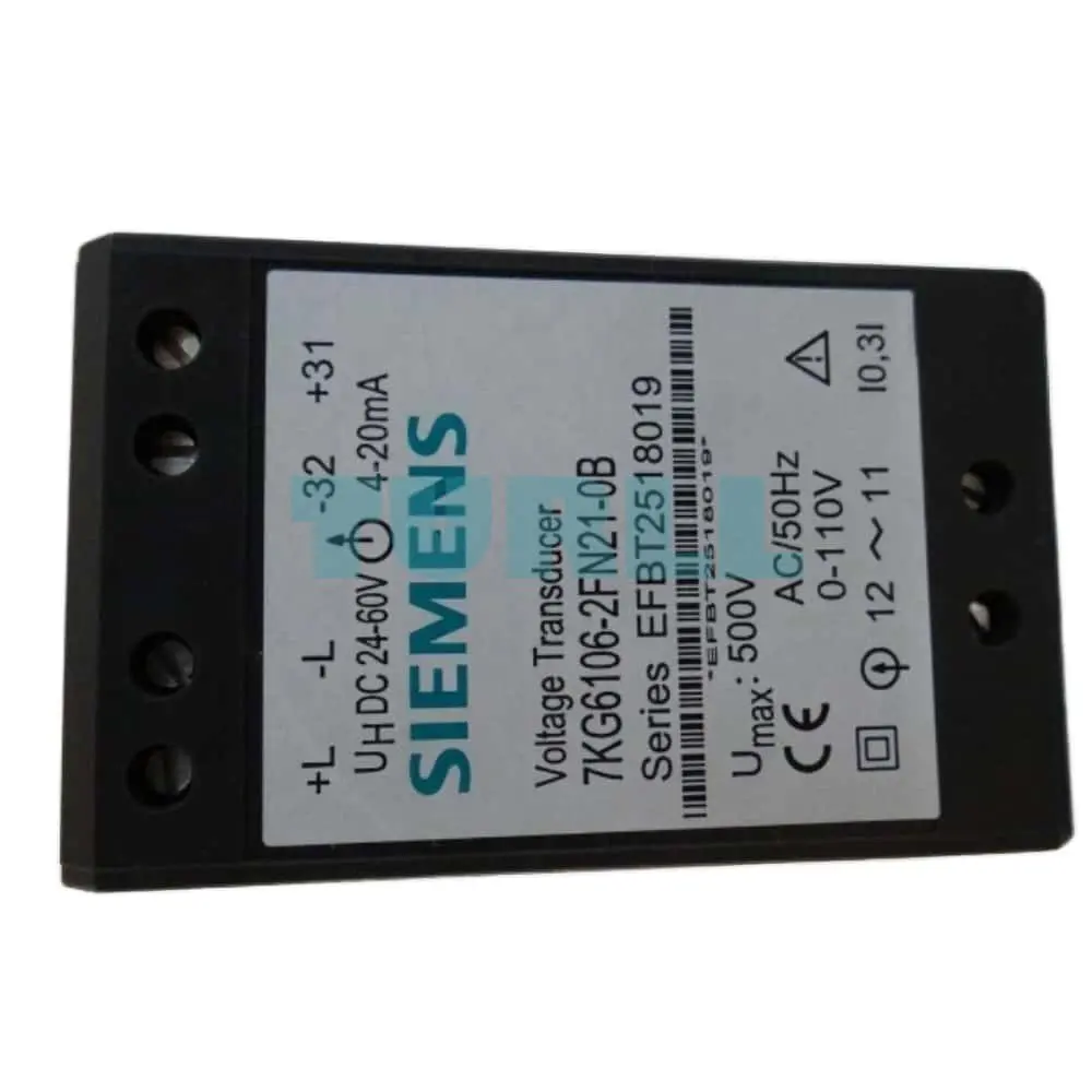 7KG6106-2FN21-0B Siemens Simeas Transmitter (G) MUU Original Brand New 2 7KG6106-2FN21-0B Siemens Simeas Transmitter (G) MUU