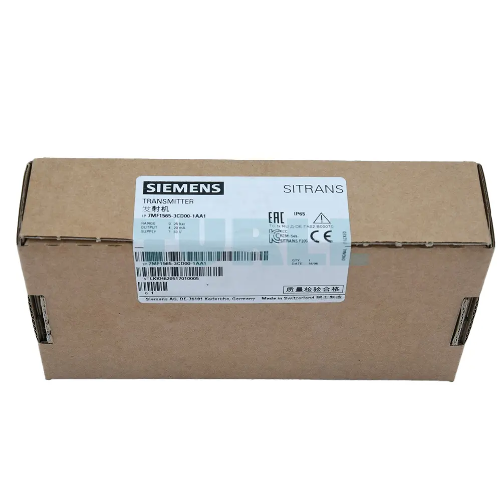 SIEMENS 7MF1565-3CD00-1AA1 SITRANS P200 Pressure Transmitter