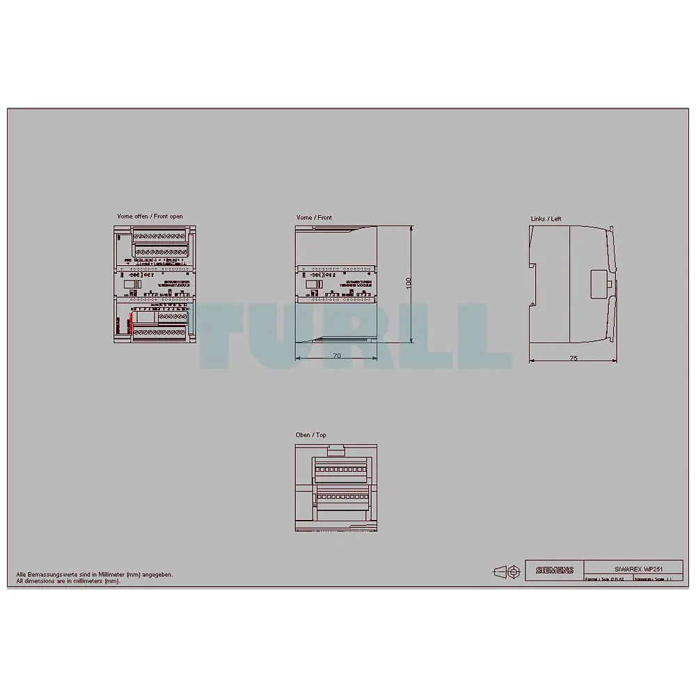 7MH4960-6AA01 SIEMENS SIWAREX WP251 weighing module