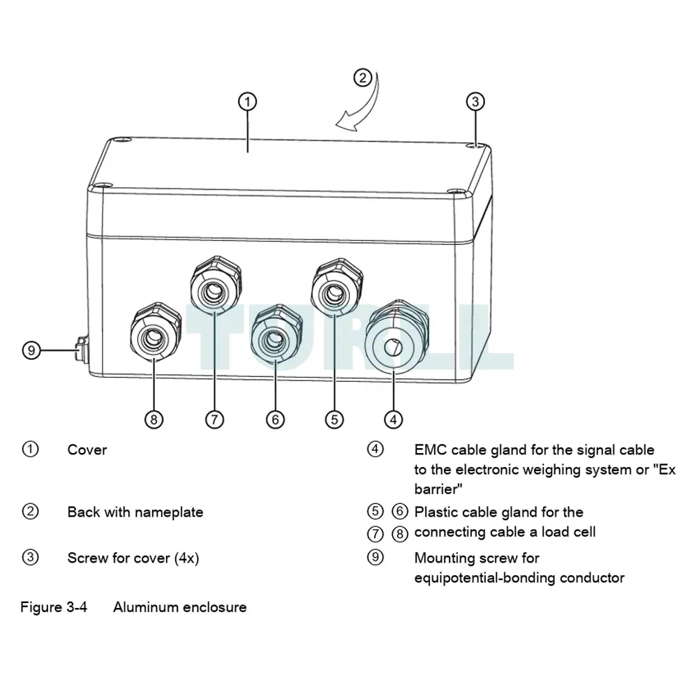 7MH5001-0AA00 SIEMENS SIWAREX JB Junction Box