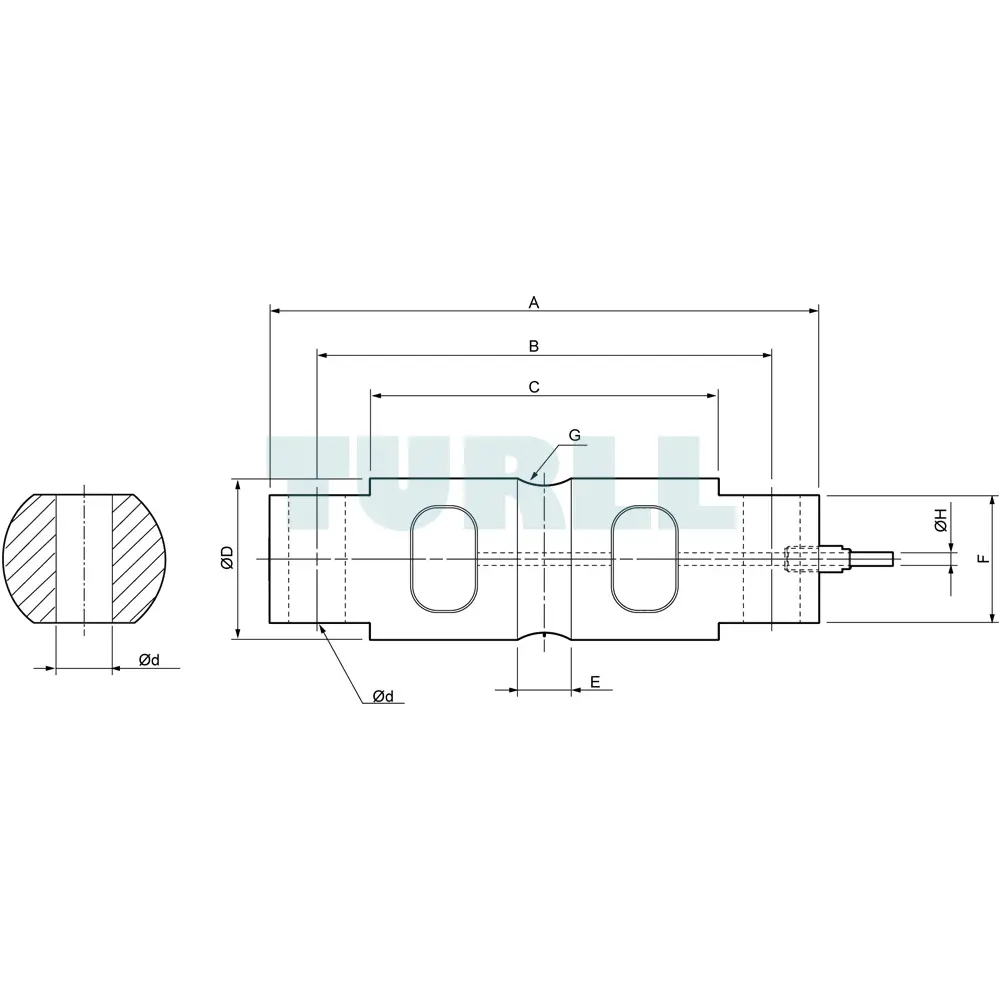 7MH5122-5JD00 SIEMENS WL290 DB-S CA Load Cell