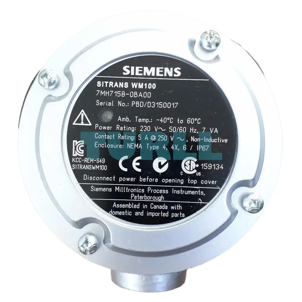 7MH7158-0BA00 SIEMENS Exclusive SITRANS WM100 Motion Sensor Original Brand New 3 7MH7158-0BA00 SIEMENS SITRANS WM100 Motion Sensor