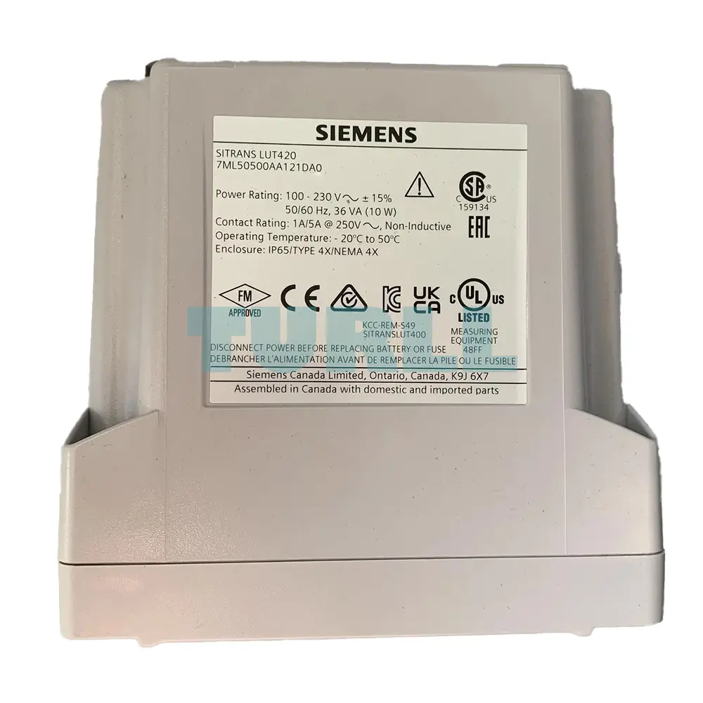 7ML5050-0AA12-1DA0 SIEMENS Exclusive SITRANS LUT420 Ultrasonic Level Controller Original Brand New 4 SIEMENS 7ML5050-0AA12-1DA0 SITRANS LUT420 Ultrasonic Level Controller