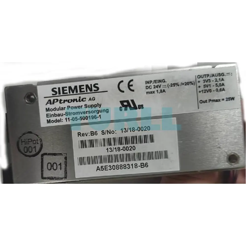 A5E44358901 Siemens SIMATIC IPC Spare Part Power Supply