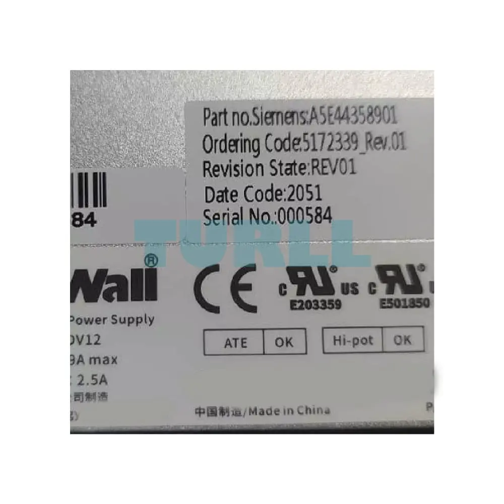 A5E44358901 Siemens SIMATIC IPC Spare Part Power Supply