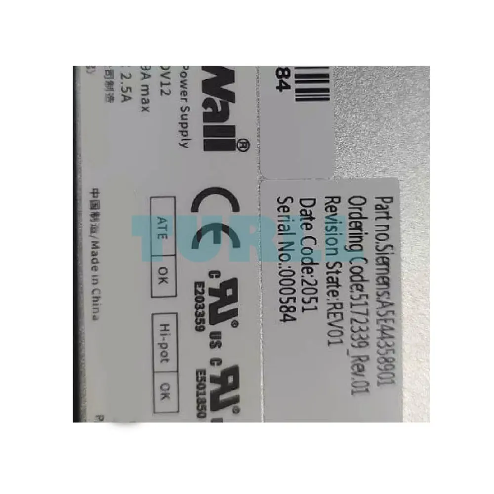 A5E44358901 Siemens SIMATIC IPC Spare Part Power Supply