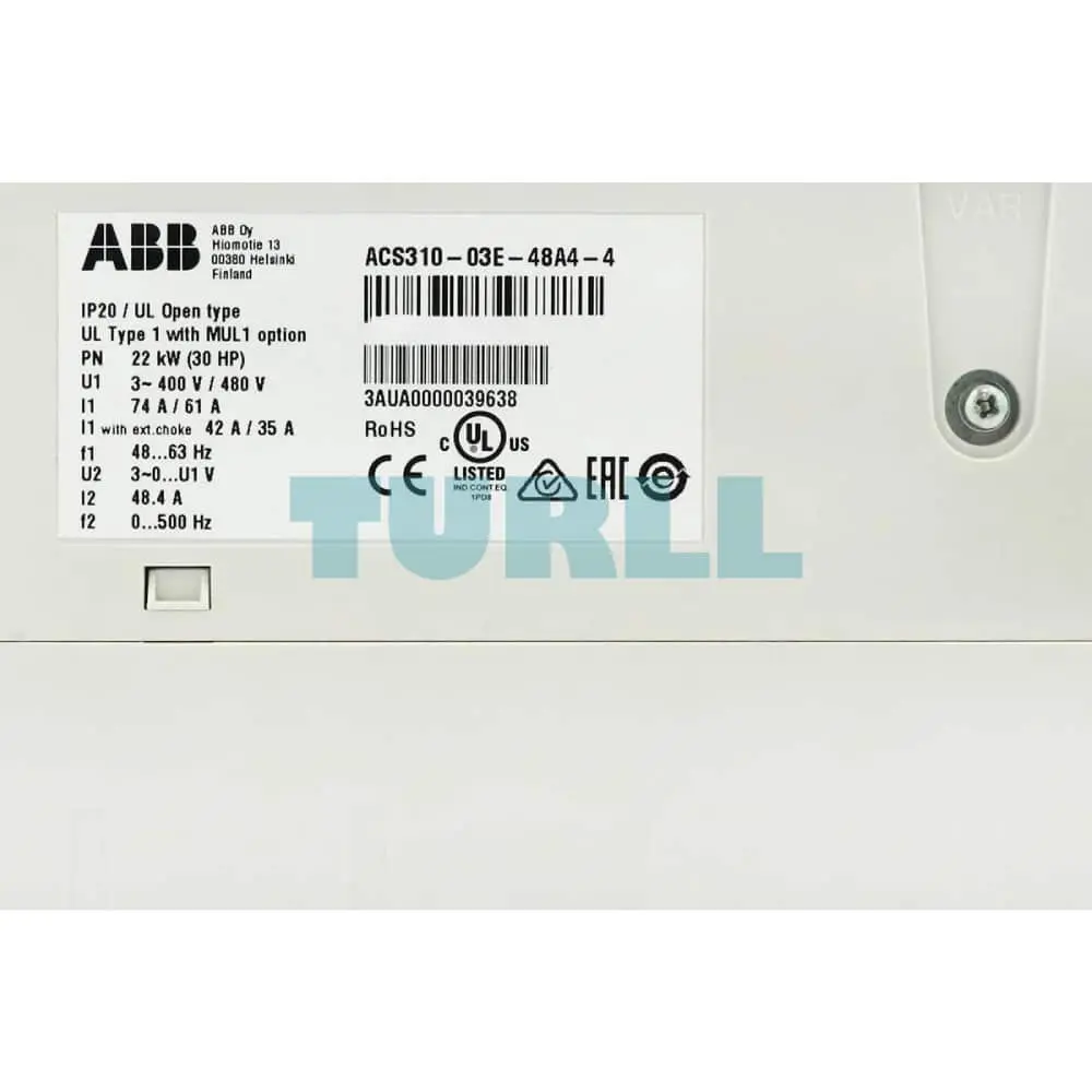 ACS310-03E-48A4-4 3AUA0000039638 ABB Drive Module Original Brand New 2 ACS310-03E-48A4-4 3AUA0000039638 ABB Drive Module