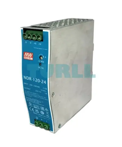 NDR-120-24 120W Single Output Industrial DIN RAIL