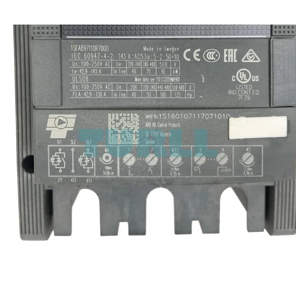 PSE142-600-70 1SFA897110R7000 ABB Softstarter Original Brand New 6 PSE142-600-70 1SFA897110R7000 ABB Softstarter