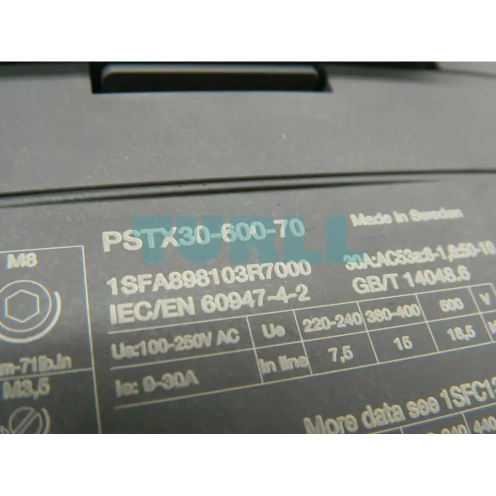 PSTX30-600-70 1SFA898103R7000 ABB Softstarter Original Brand New 4 PSTX30-600-70 1SFA898103R7000 ABB Softstarter