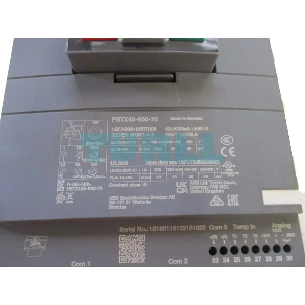 PSTX45-600-70 1SFA898105R7000 ABB Softstarter Original Brand New 4 PSTX45-600-70 1SFA898105R7000 ABB Softstarter
